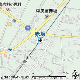 赤坂駅周辺の地図