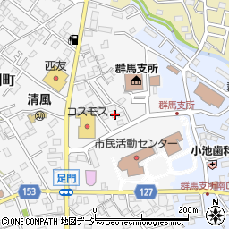 群馬県高崎市足門町1661周辺の地図