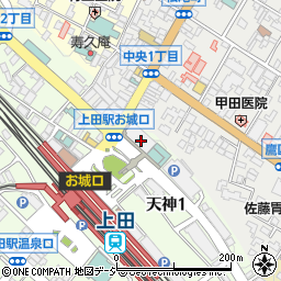 くいもの屋 わん 上田駅前店周辺の地図