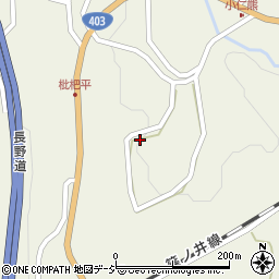 長野県東筑摩郡筑北村西条2031周辺の地図