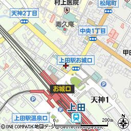 タイムズ上田信用金庫駅前支店駐車場周辺の地図