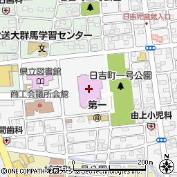 ベイシア文化ホール　大ホール周辺の地図