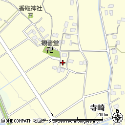 茨城県笠間市寺崎459周辺の地図