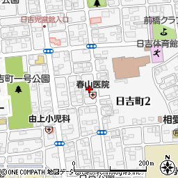 群馬県前橋市日吉町2丁目8周辺の地図