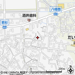 石川県小松市若杉町ヌ甲周辺の地図
