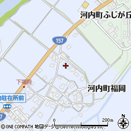 石川県白山市河内町福岡月周辺の地図
