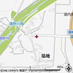長野県上田市築地597周辺の地図