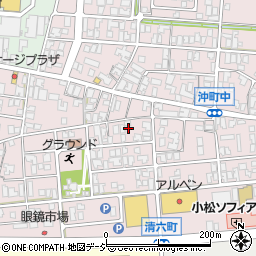石川県小松市沖町ロ周辺の地図