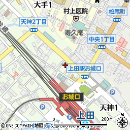 東横イン上田駅前周辺の地図