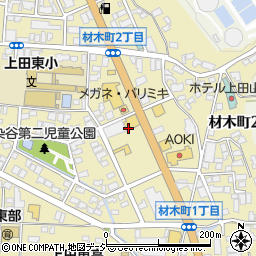 日産プリンス長野販売株式会社　お客様相談室周辺の地図