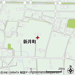 栃木県栃木市新井町周辺の地図