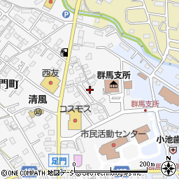 群馬県高崎市足門町1649周辺の地図