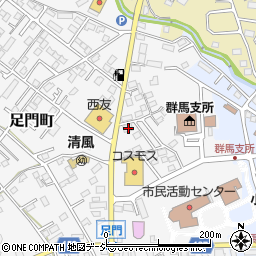 群馬県高崎市足門町1648周辺の地図