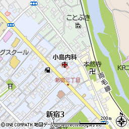 小島内科医院周辺の地図