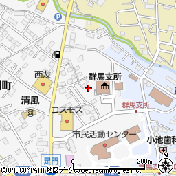 群馬県高崎市足門町1651-1周辺の地図