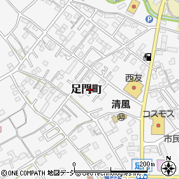 群馬県高崎市足門町856-2周辺の地図