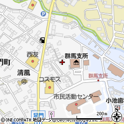 群馬県高崎市足門町1651-2周辺の地図