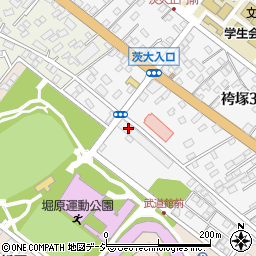茨城交通株式会社　本社旅行課周辺の地図