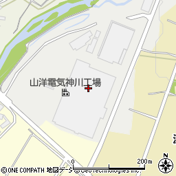 山洋電気株式会社　上田事業所神川工場周辺の地図