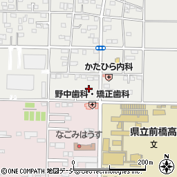 群馬県前橋市下沖町319-1周辺の地図