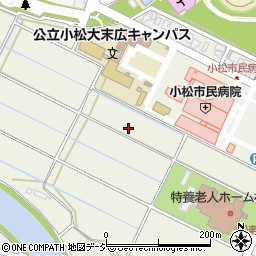 石川県小松市向本折町ヘ周辺の地図