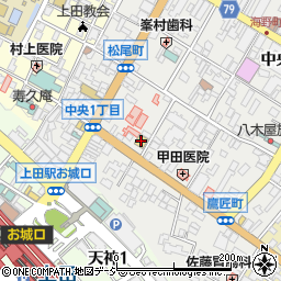 ジュエリー東京上田本店周辺の地図