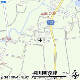 群馬県前橋市粕川町深津73周辺の地図