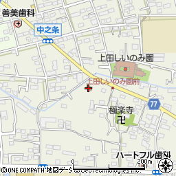 セブンイレブン上田中之条店周辺の地図