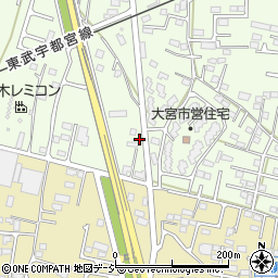 栃木県栃木市大宮町2603周辺の地図