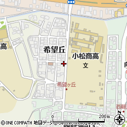 石川県小松市希望丘周辺の地図