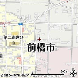 群馬県前橋市下沖町116-1周辺の地図