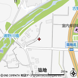 長野県上田市築地524周辺の地図