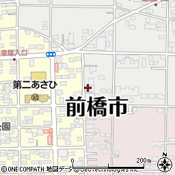 群馬県前橋市下沖町116周辺の地図