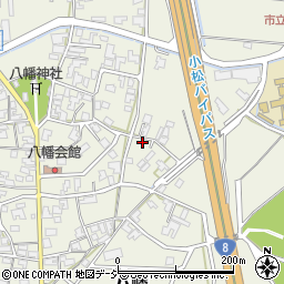 石川県小松市八幡戊187周辺の地図