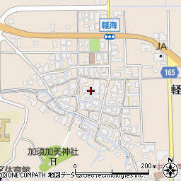 石川県小松市軽海町周辺の地図