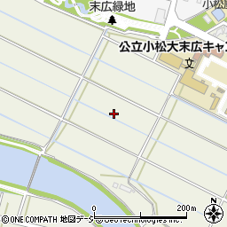 石川県小松市向本折町ト周辺の地図