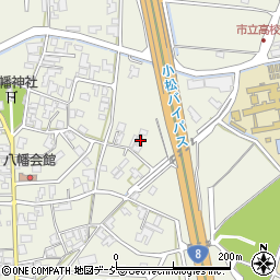 石川県小松市八幡戊171周辺の地図