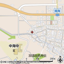 石川県小松市軽海町ハ周辺の地図