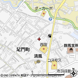 群馬県高崎市足門町845-7周辺の地図