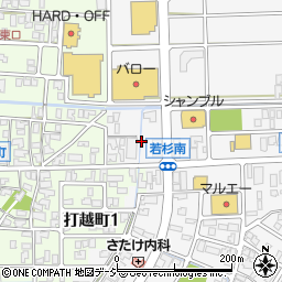 石川県小松市若杉町ハ周辺の地図