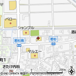 クスリのアオキ若杉店周辺の地図
