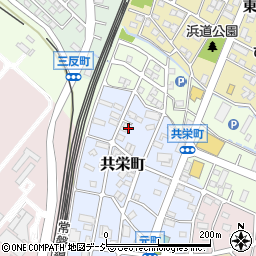 茨城県ひたちなか市共栄町周辺の地図
