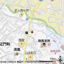 群馬県高崎市足門町1639周辺の地図