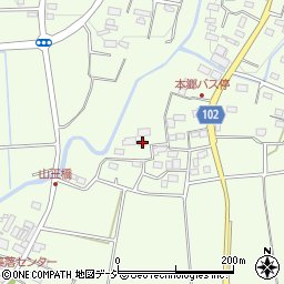 群馬県前橋市粕川町深津63周辺の地図