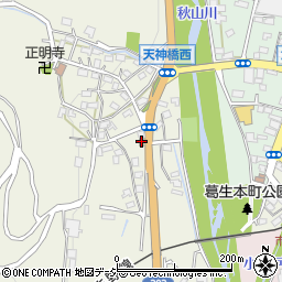 ヤマザキＹショップ土沢酒店周辺の地図