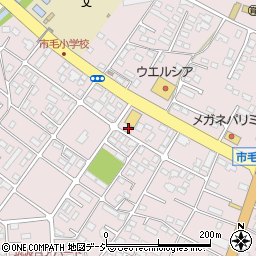 富士書店市毛店周辺の地図