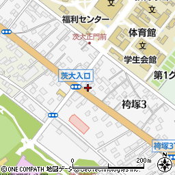 茨城大学前郵便局 ＡＴＭ周辺の地図