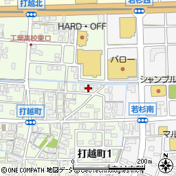 石川県小松市打越町周辺の地図