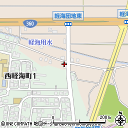 石川県小松市軽海町甲周辺の地図