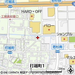 石川県小松市打越町乙89周辺の地図